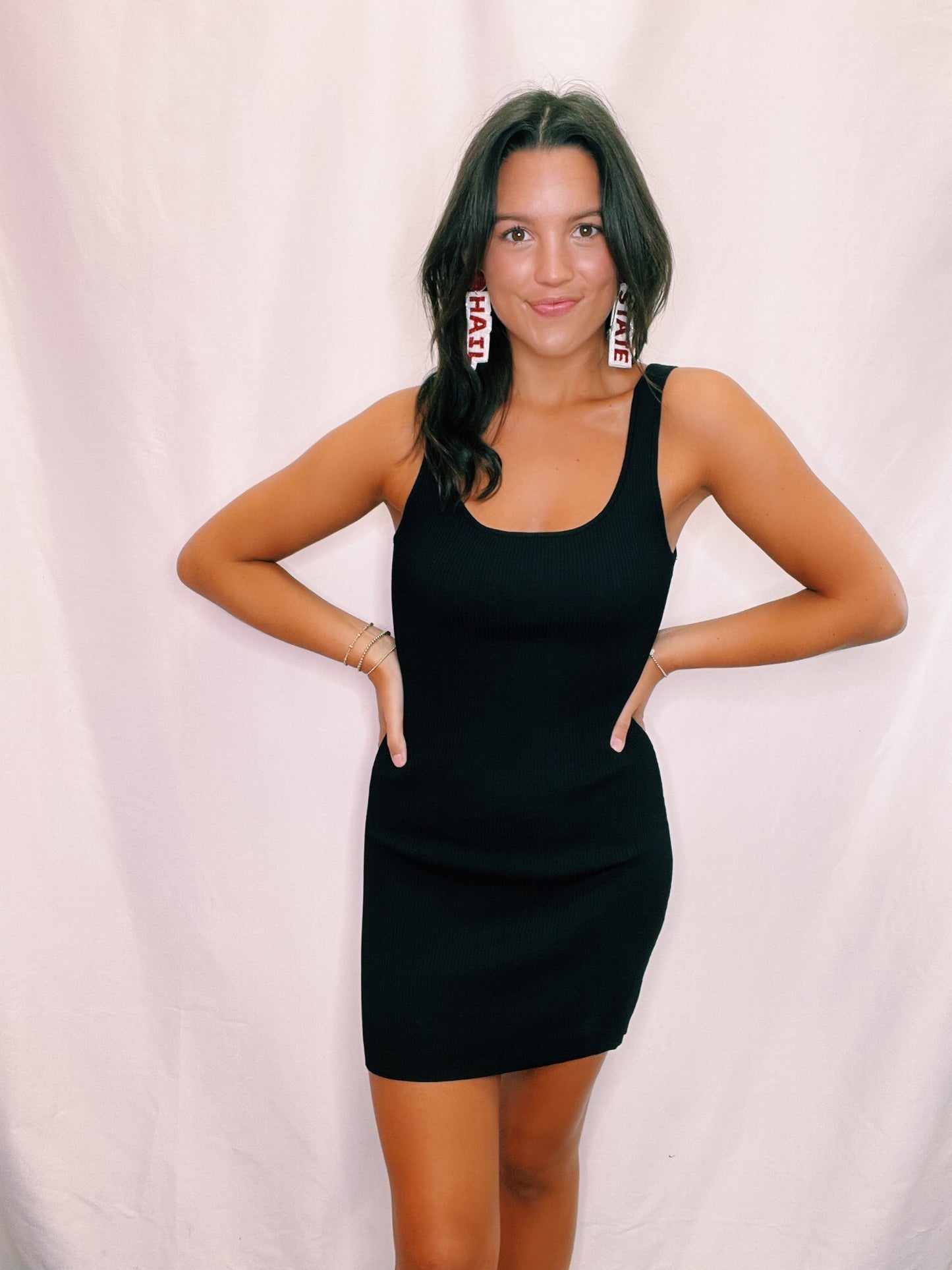 Casual LBD Black Bodycon Dress
