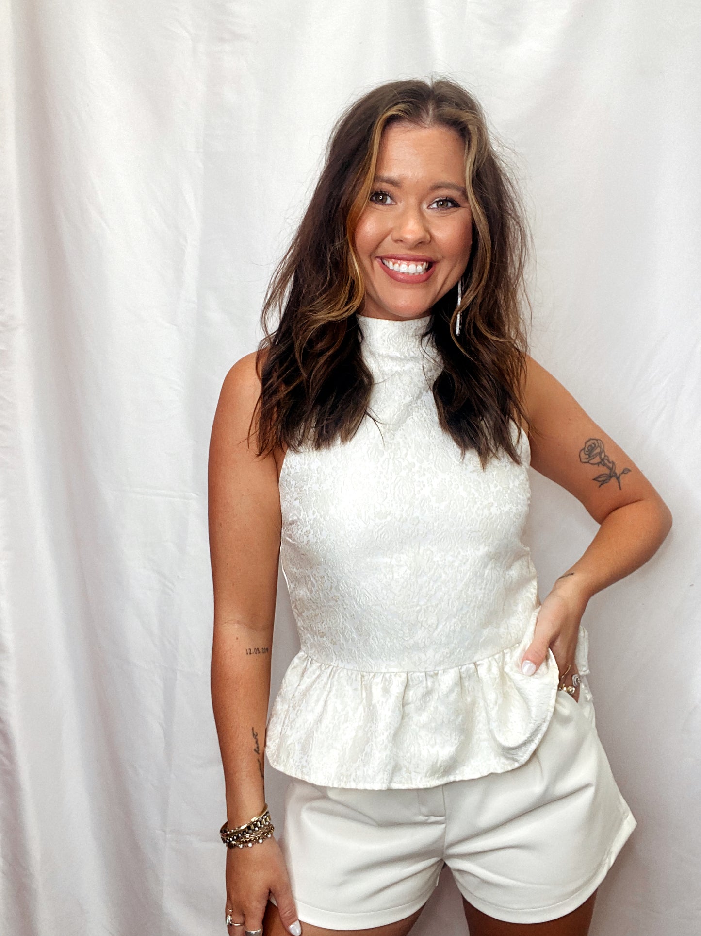 Classy Until Kickoff Cream Top
