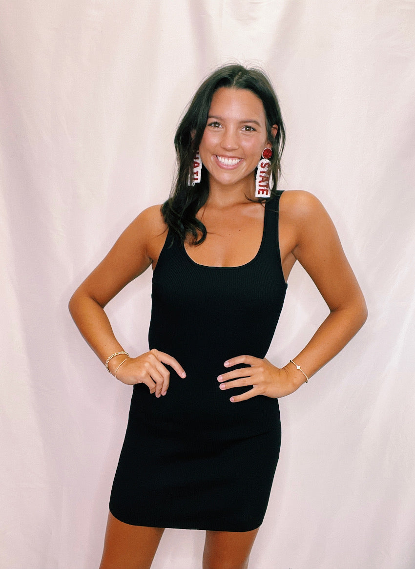 Casual LBD Black Bodycon Dress