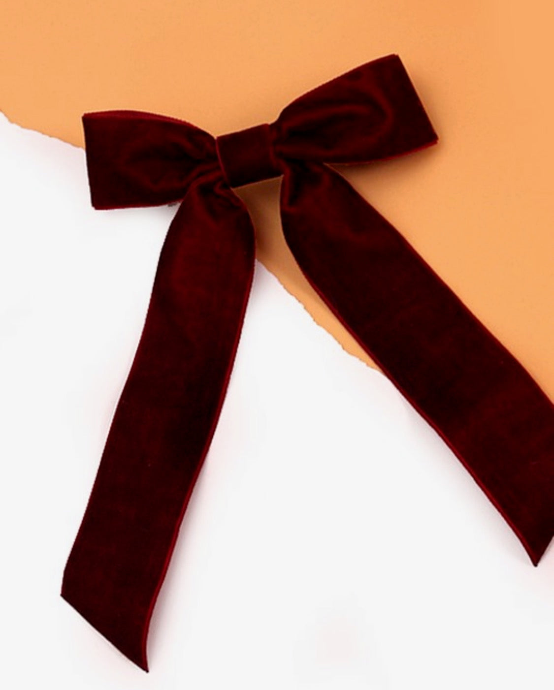 Velvet Bow Hair Clip