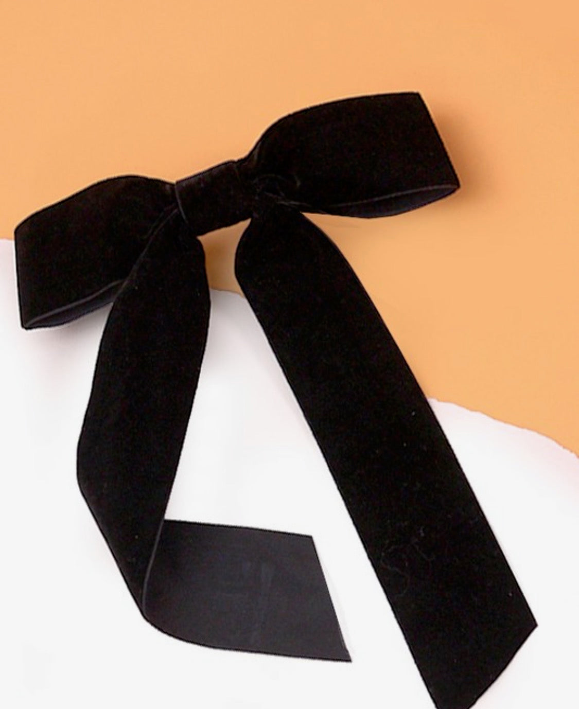 Velvet Bow Hair Clip