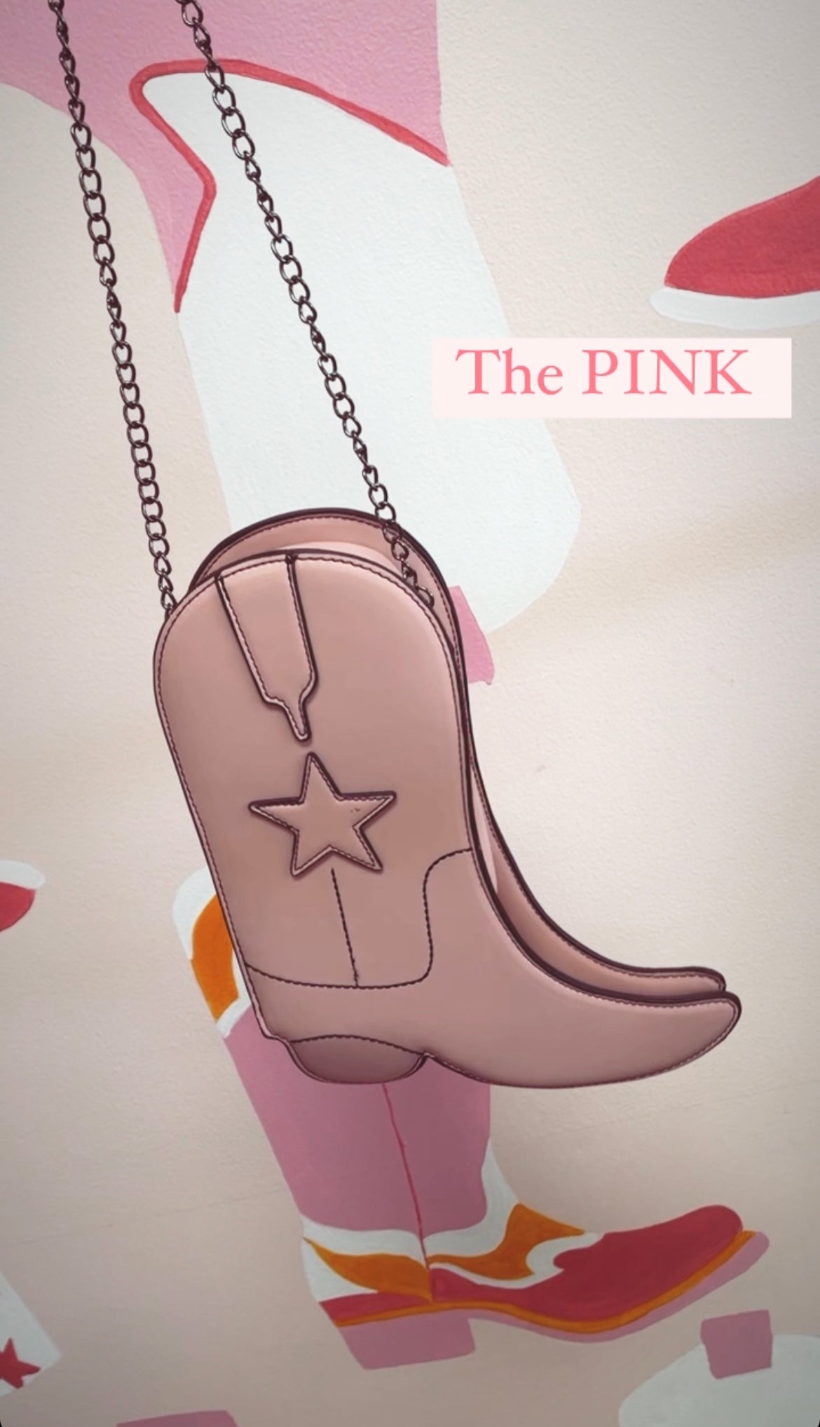 Cowboy Boot Crossbody Purse