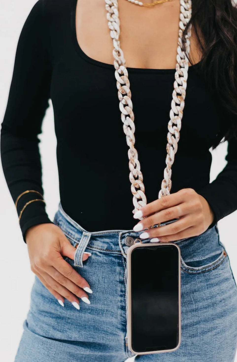 Acrylic Phone Chain Strap