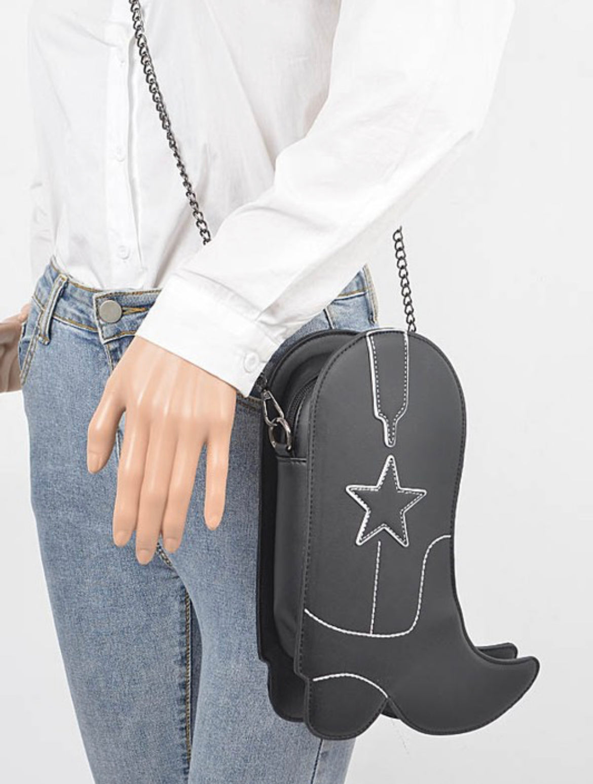 Cowboy Boot Crossbody Purse