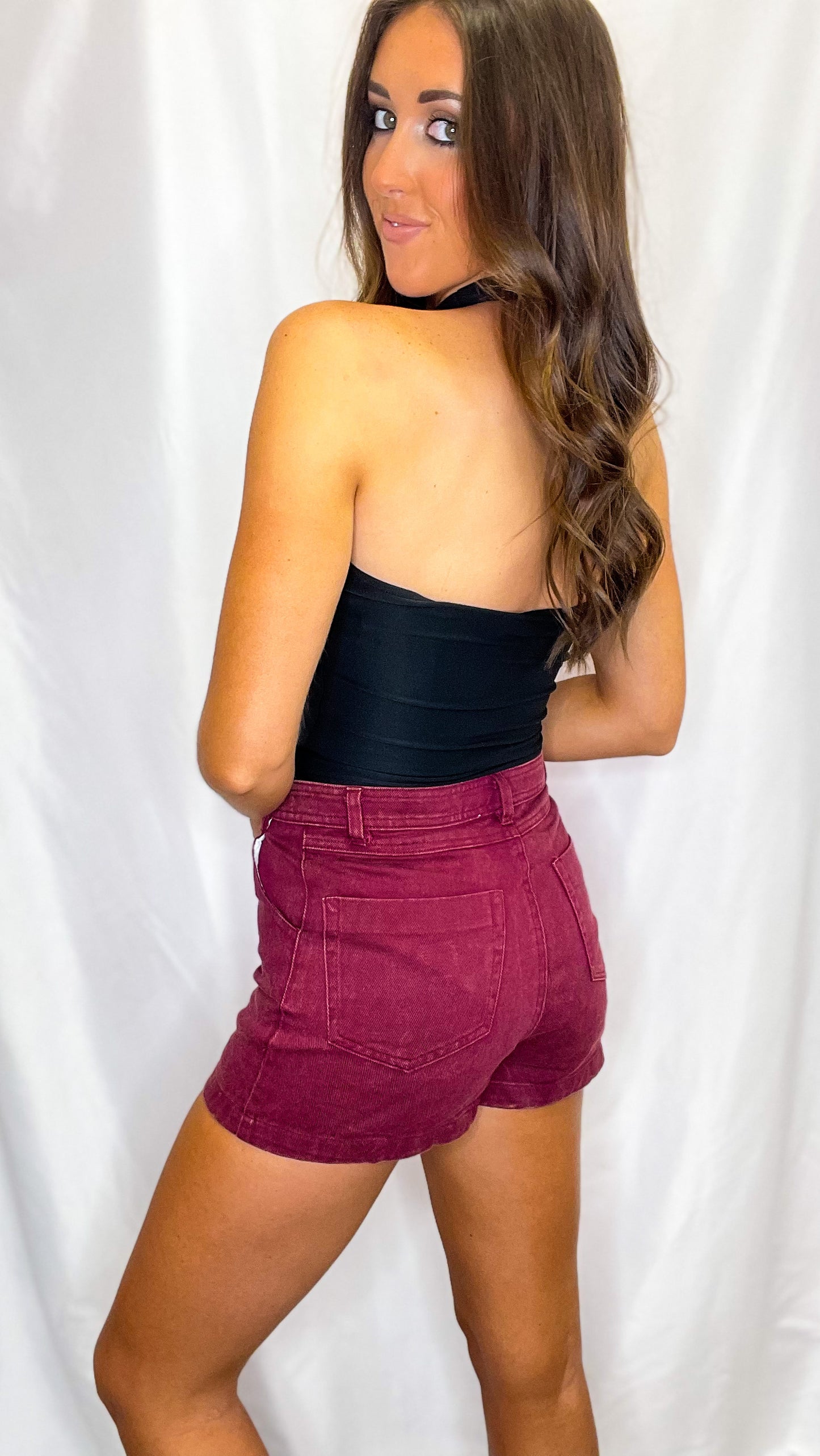 Romantic Rose Black Bodysuit