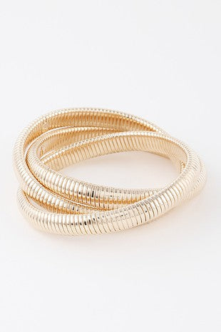 Interlaced Coil Bracelet