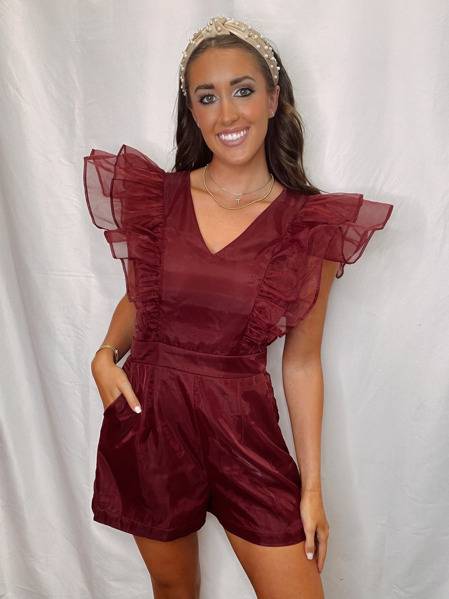 Halftime Hottie Sheer Romper
