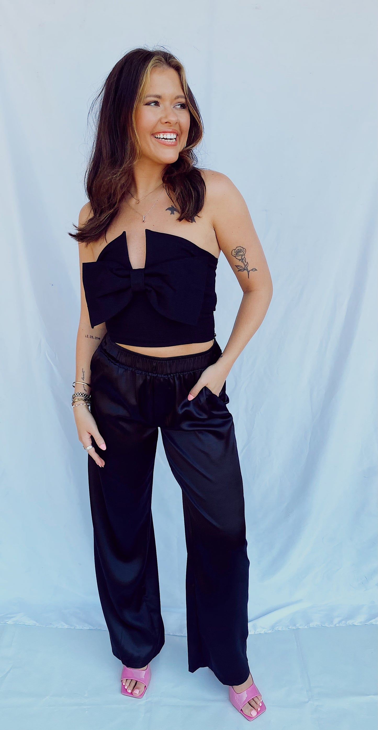 Make It Look Easy Silk Pants