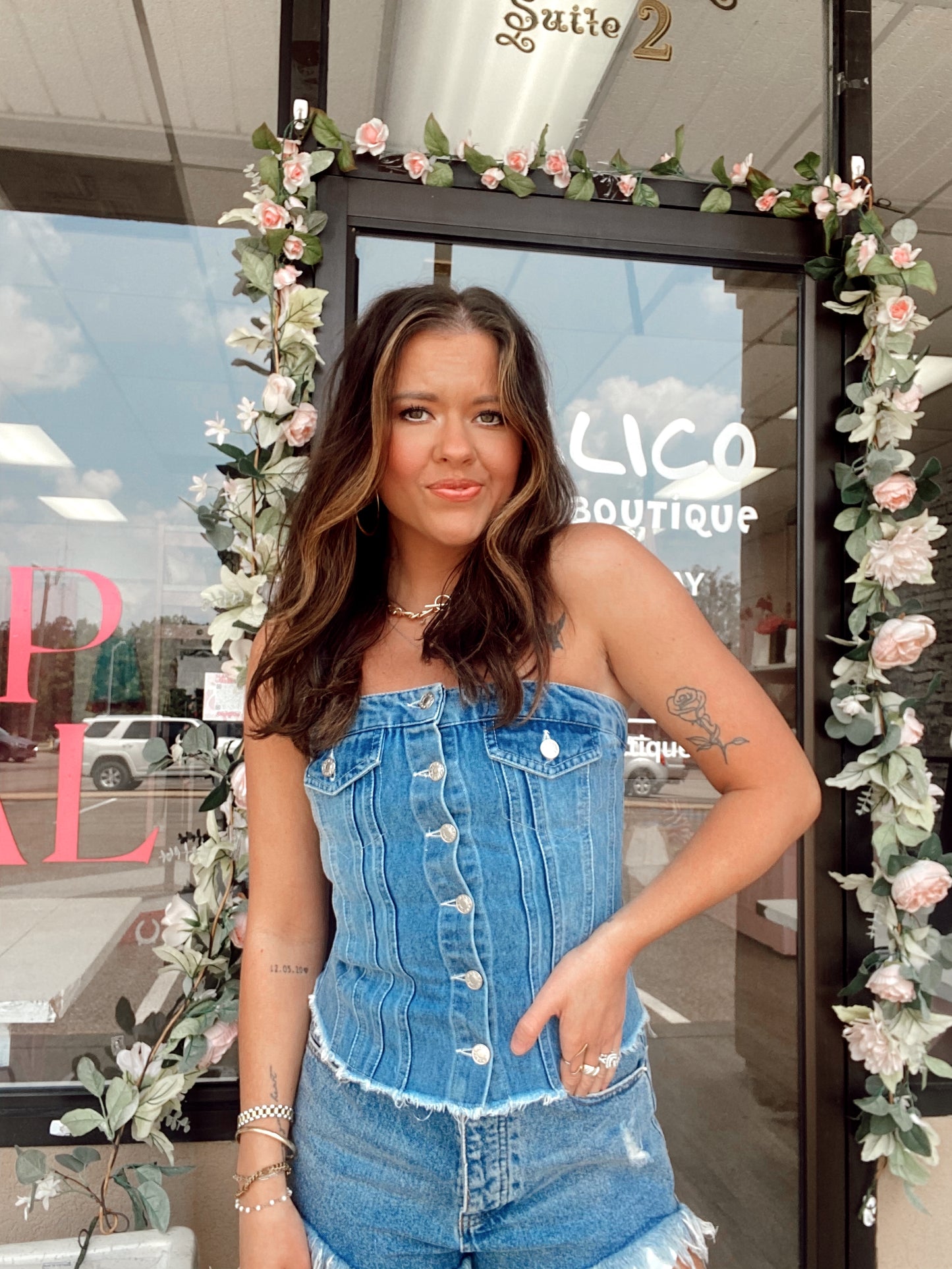 Blue Jean Baby Tube Top