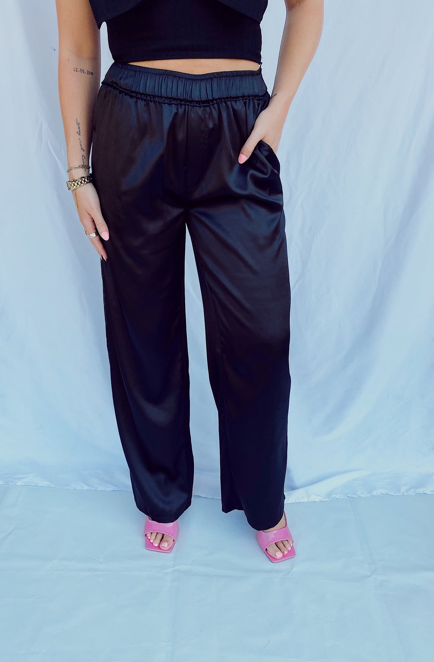 Make It Look Easy Silk Pants