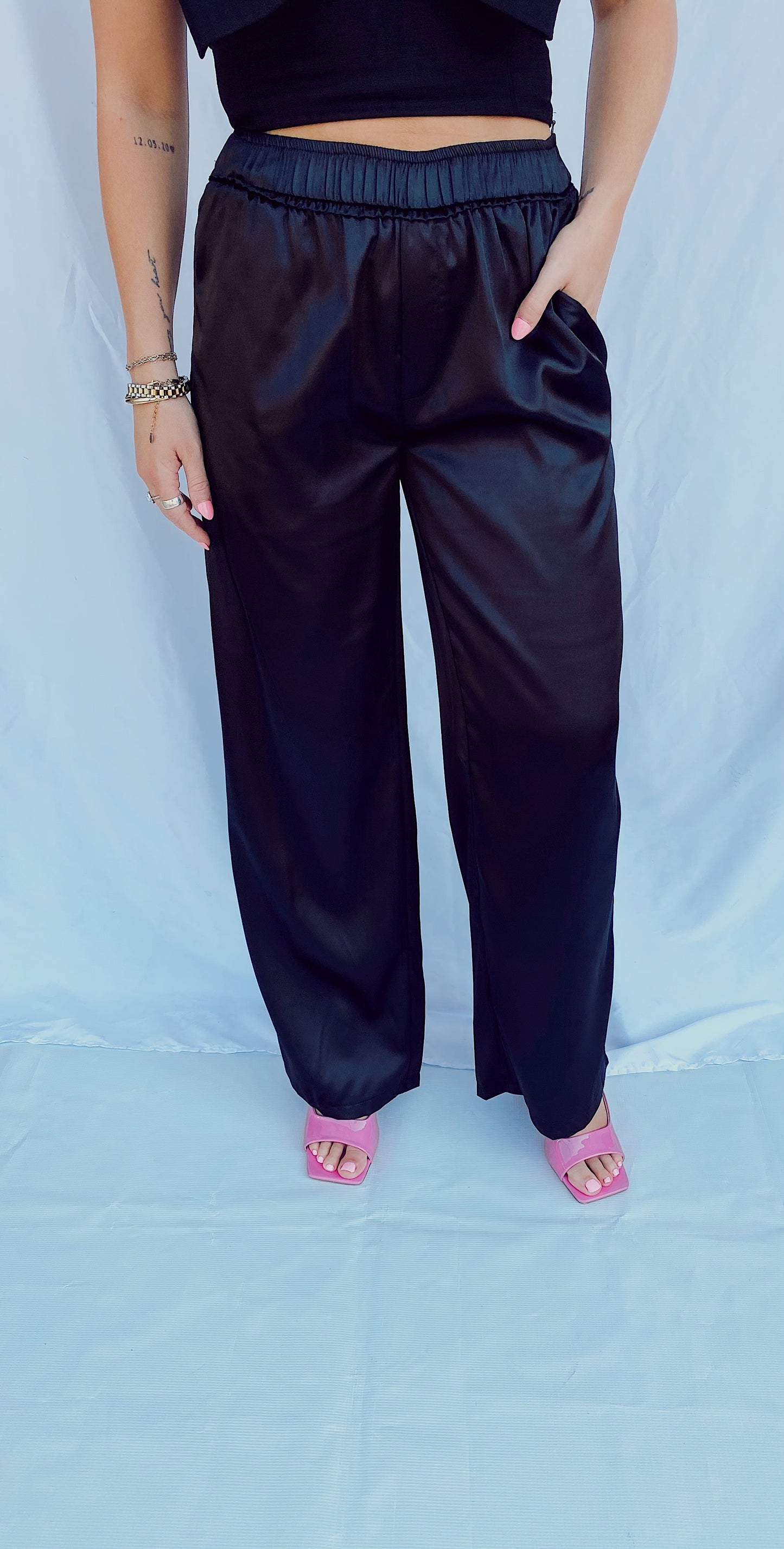 Make It Look Easy Silk Pants