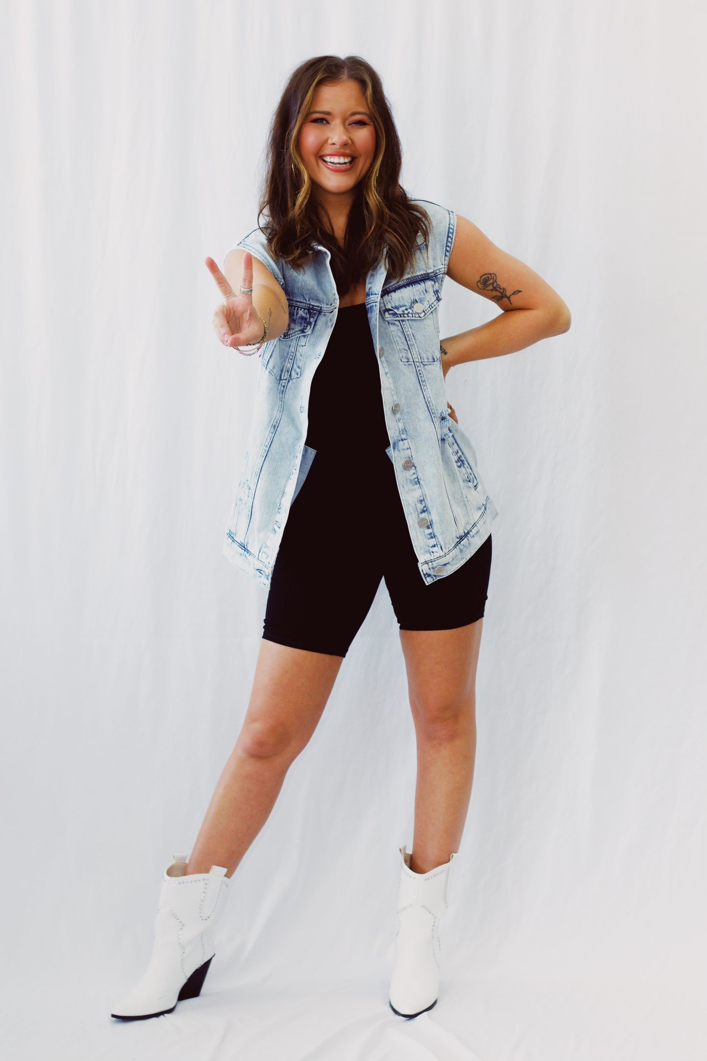 Denim In Love Vest