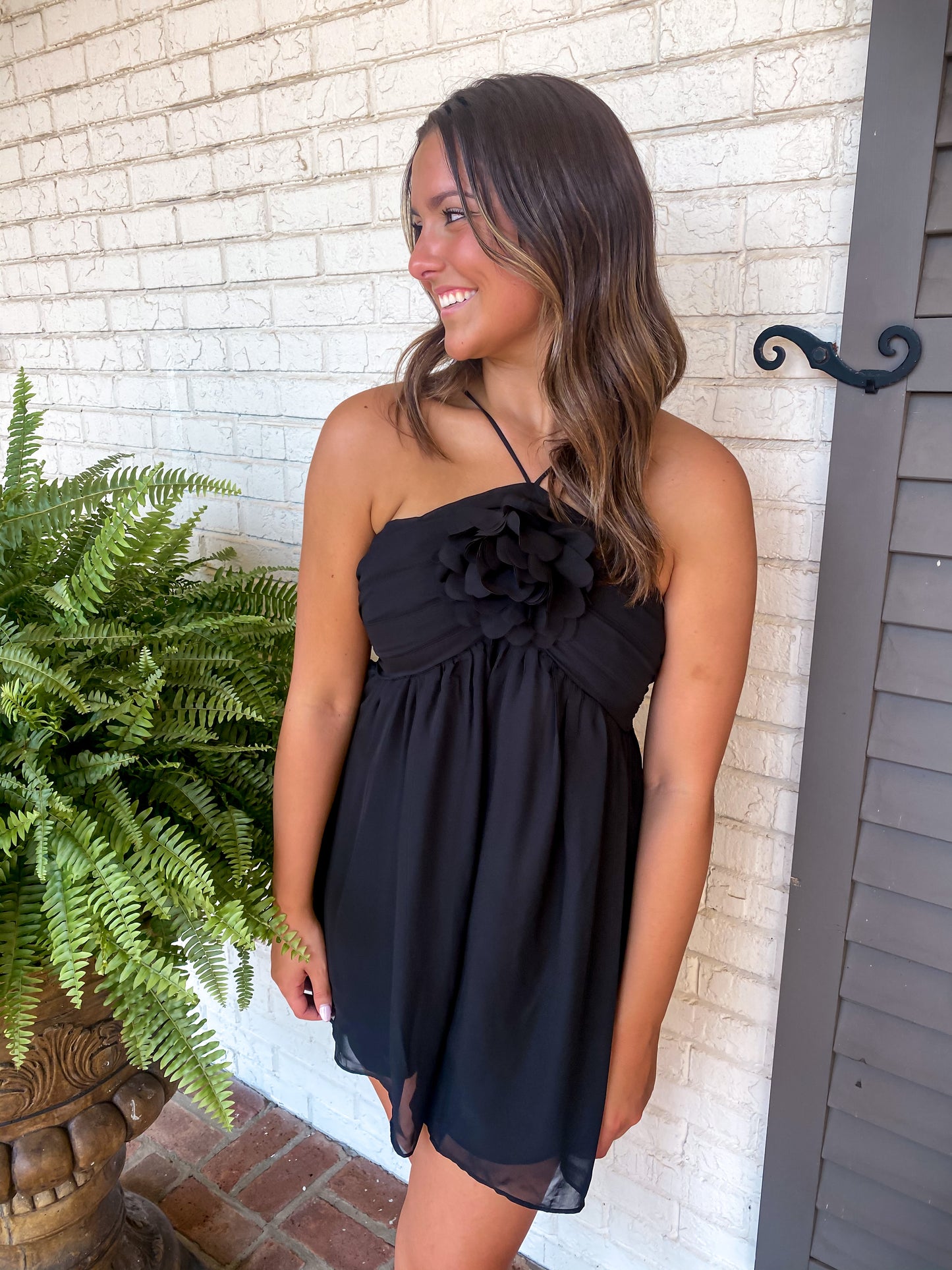 Rush Crush Black Romper