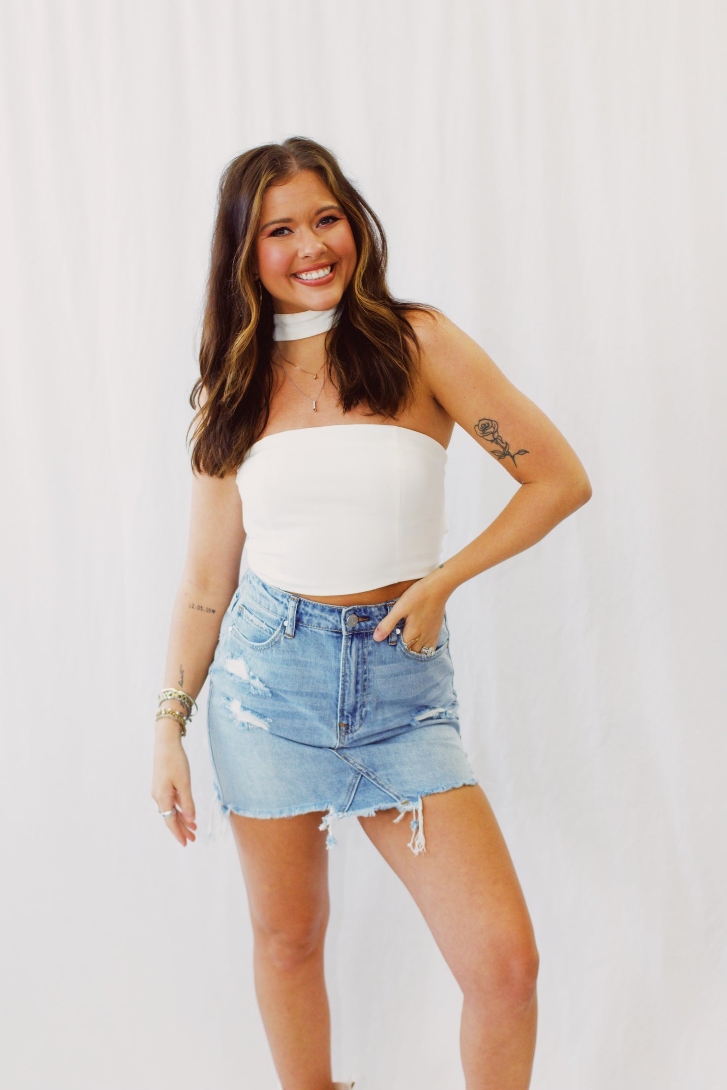 Short And Sweet Halter Crop Top