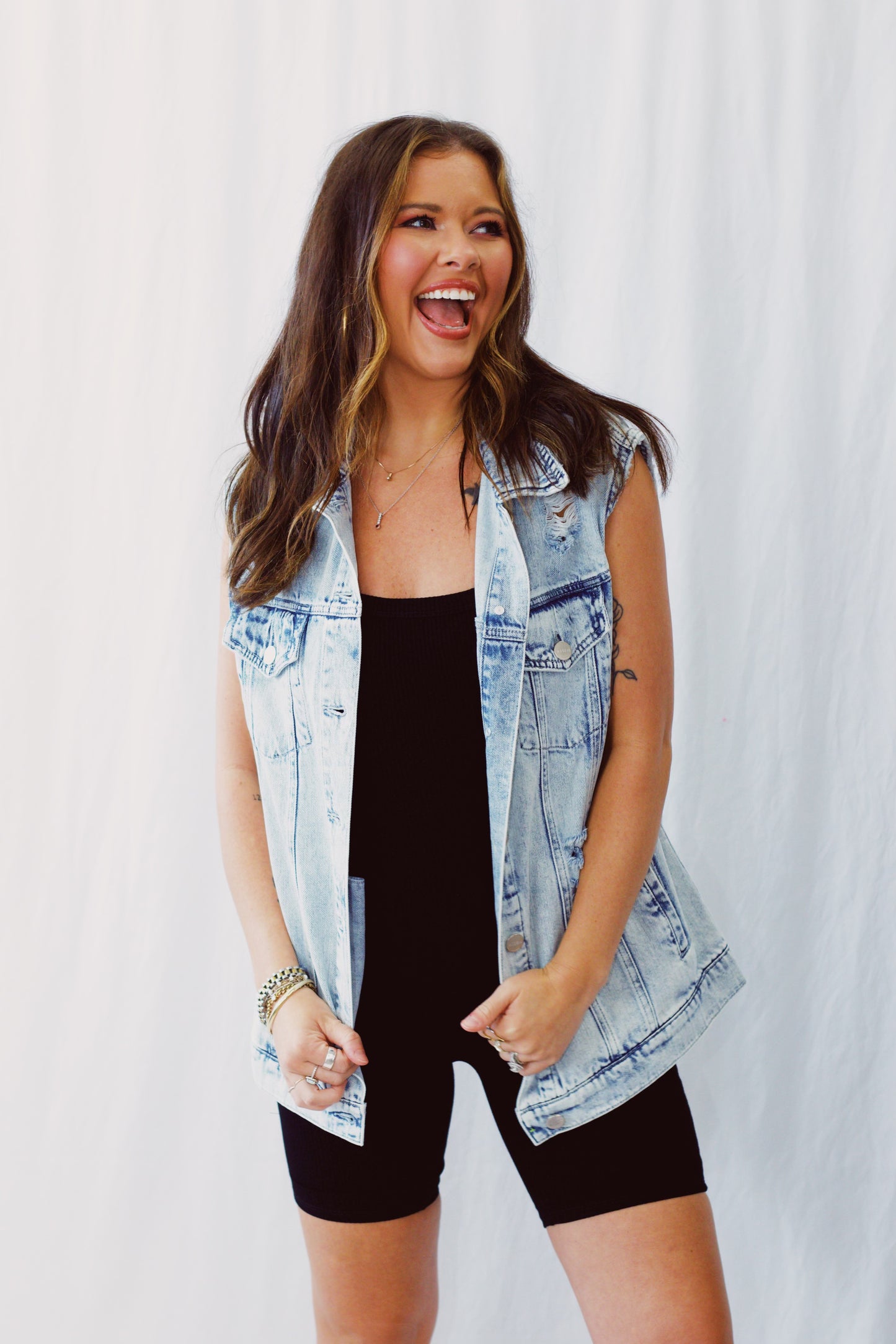 Denim In Love Vest