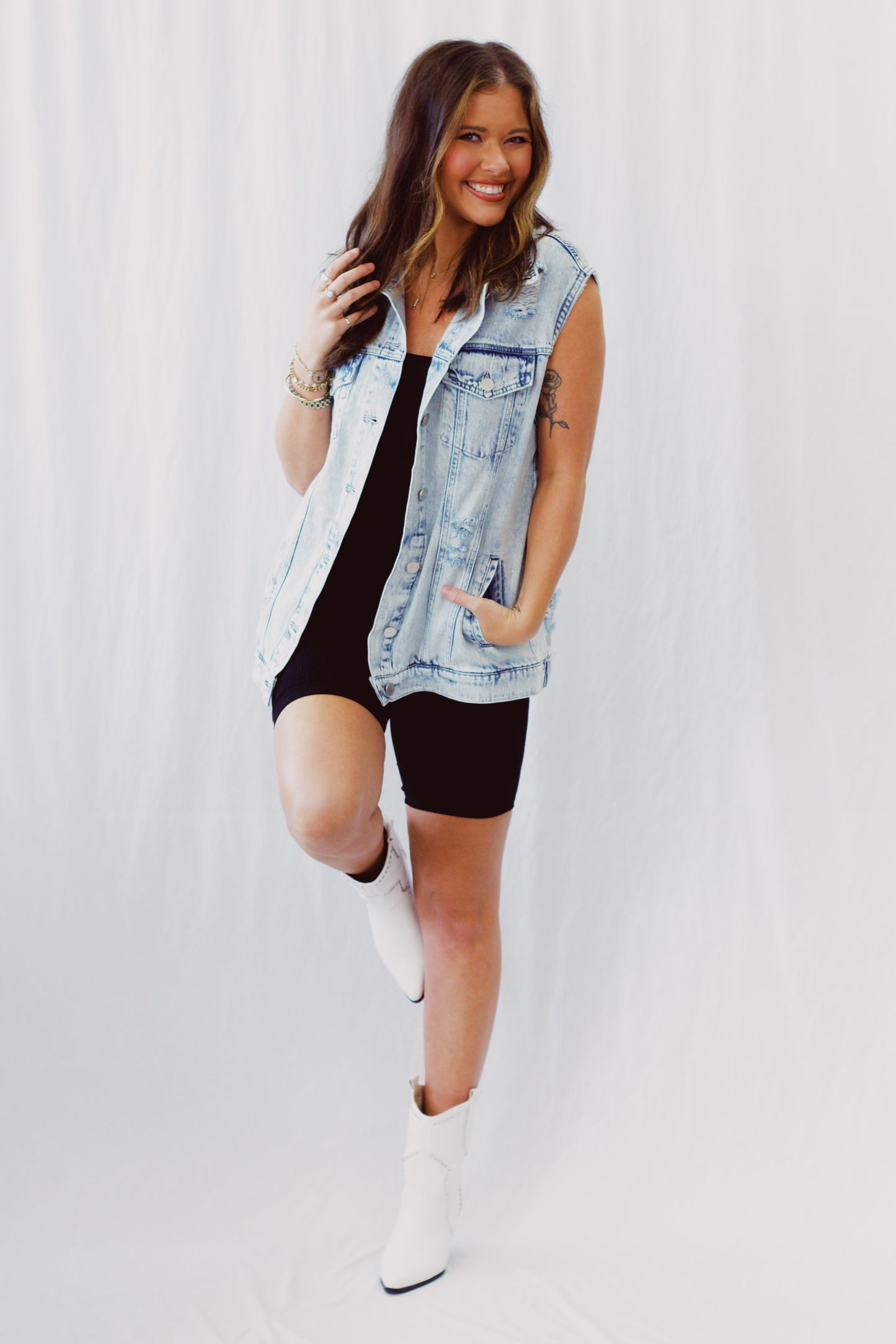 Denim In Love Vest