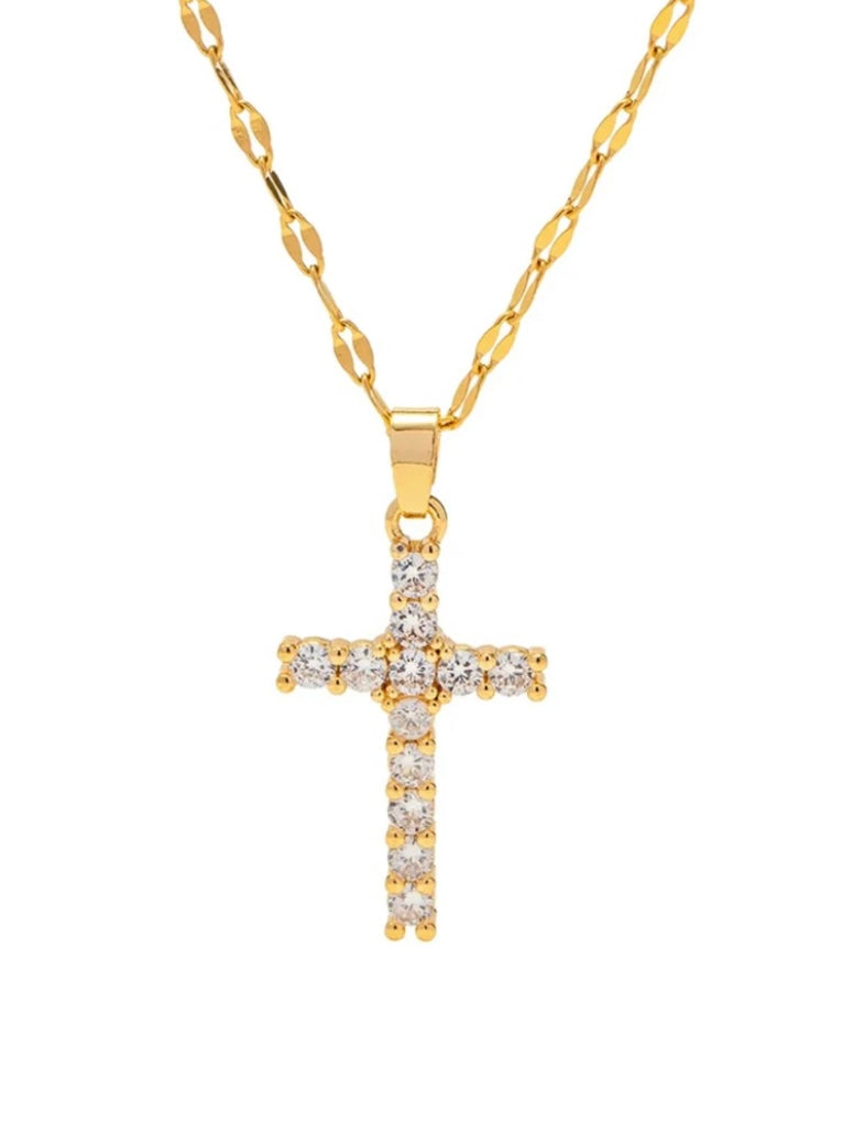 Sparkle Cross Necklace