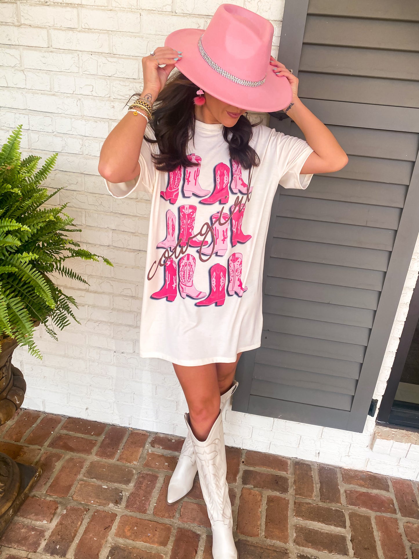 Rodeo Time Boot T-Shirt Dress