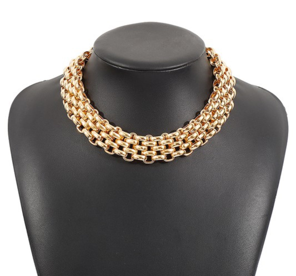 Chunky Link Chain Statement Necklace