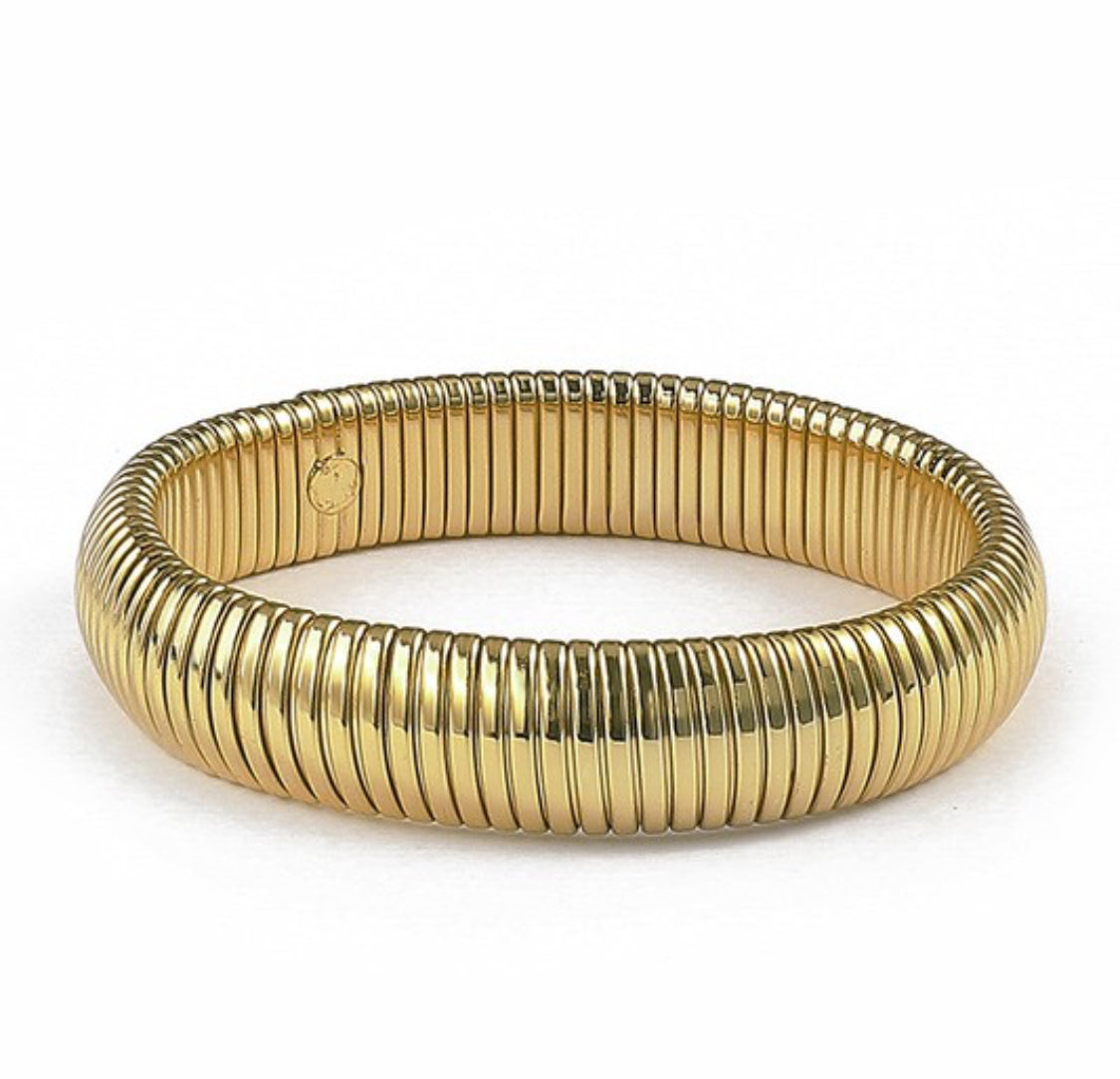 18K Gold Plated Bangle Bracelet