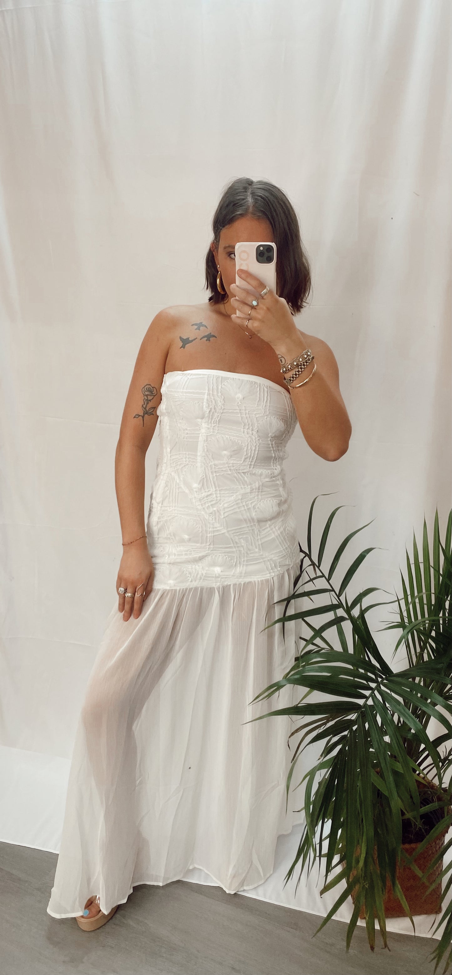 Hopeless Romantic White Maxi Dress