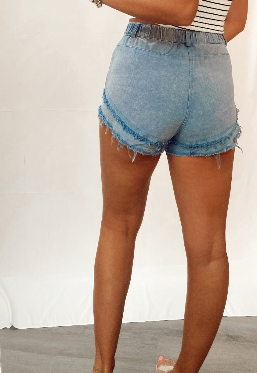 Cut Loose Denim Shorts