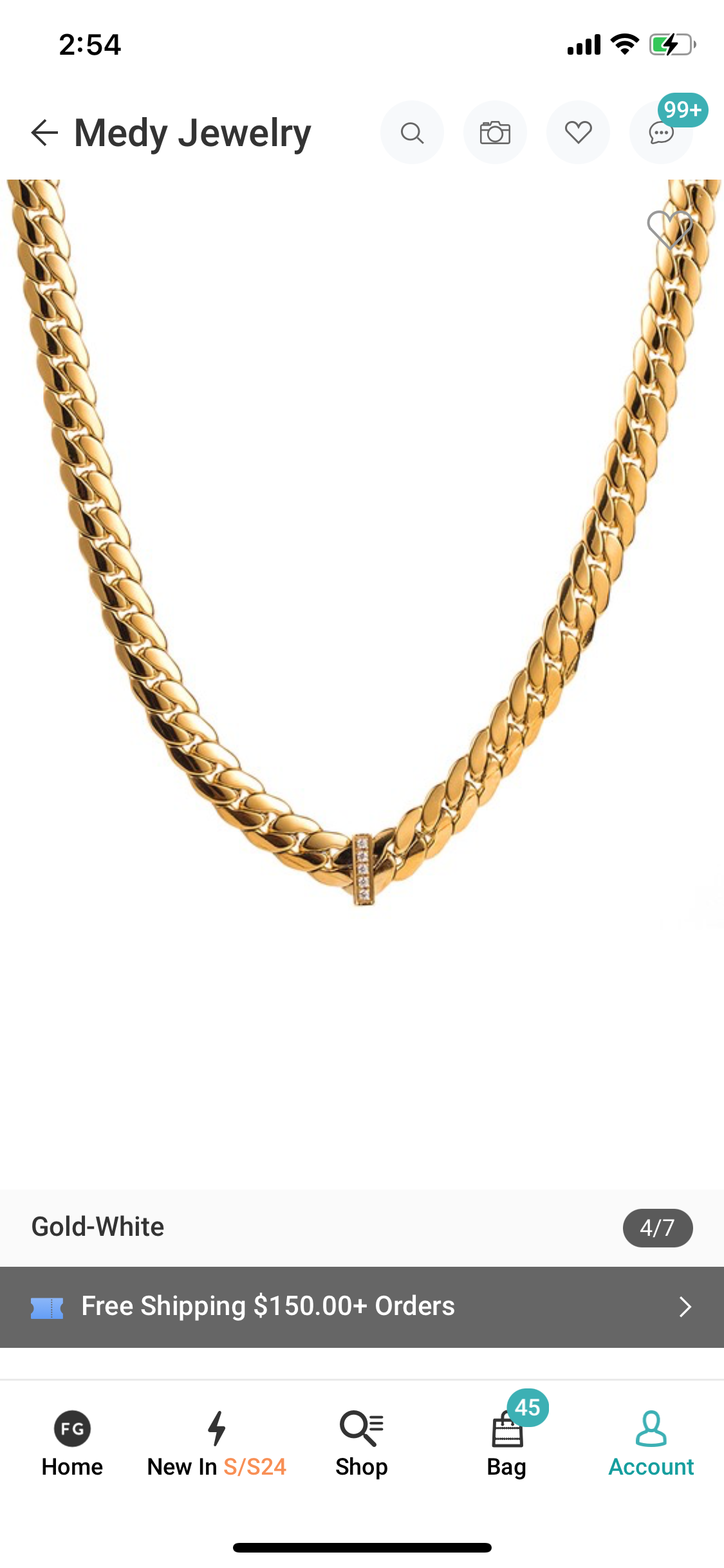 Cuban Flat Chain Necklace