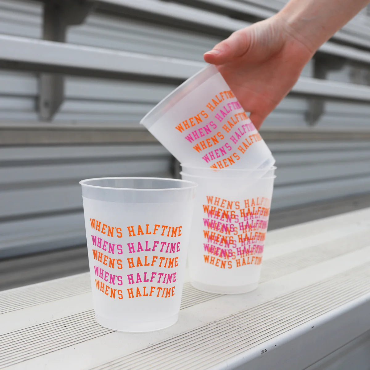 When’s Halftime Cup Stack
