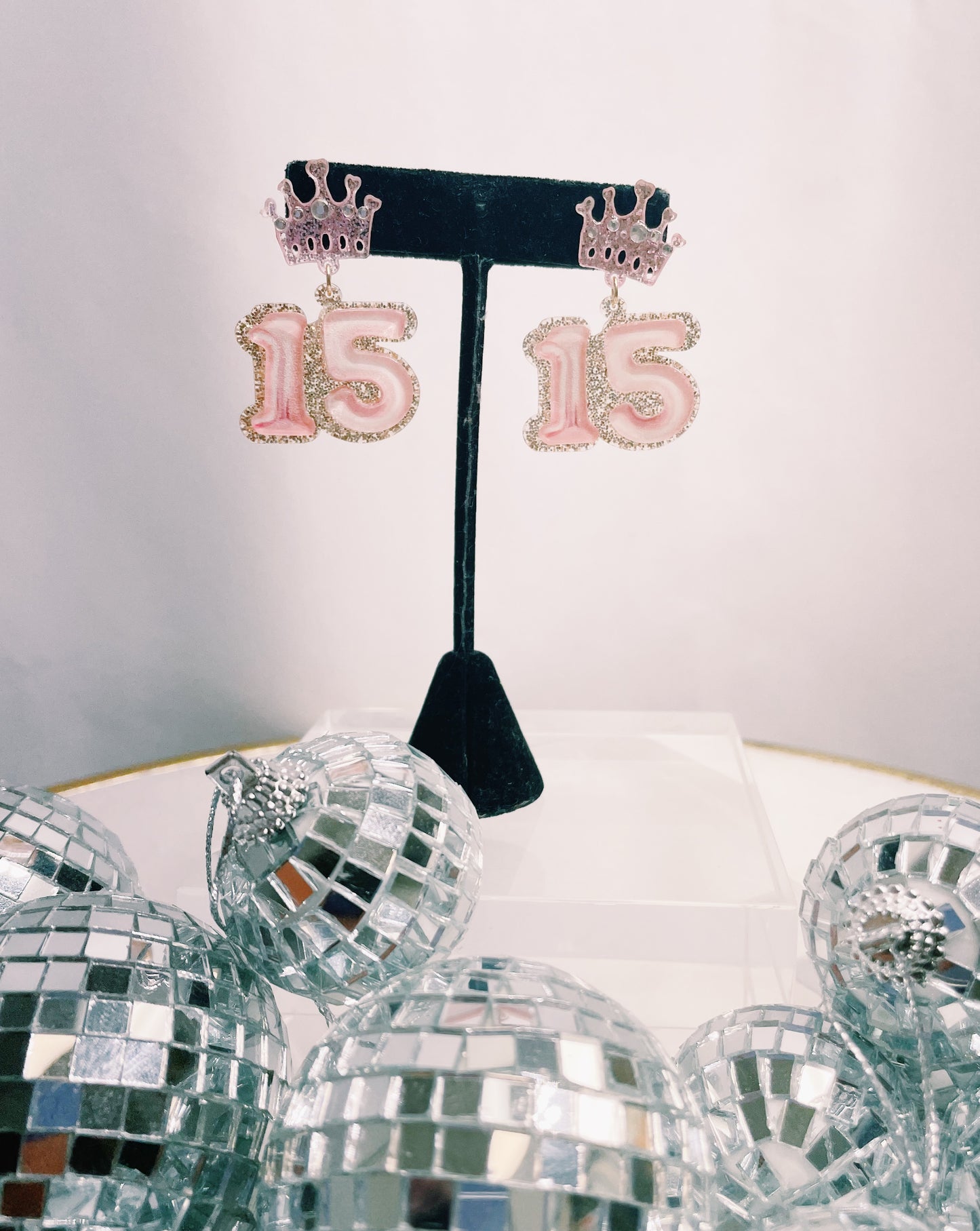15th Birthday Balloon Earrings