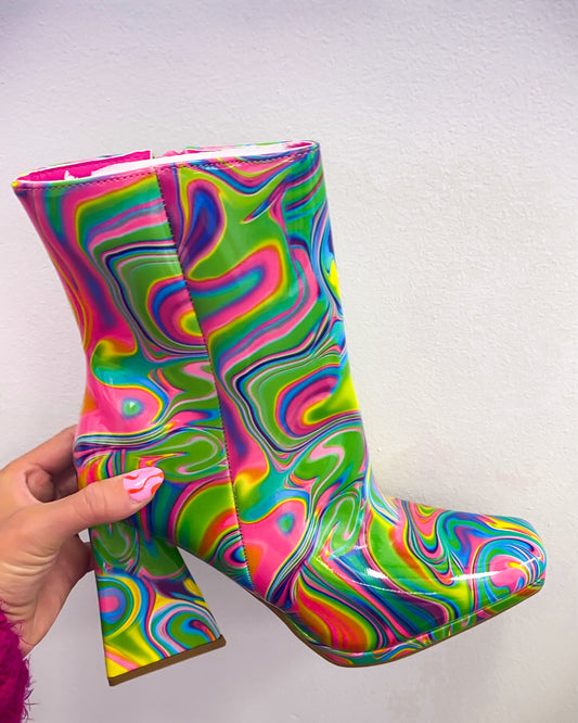 Groovy Girl Multi-Colored Booties